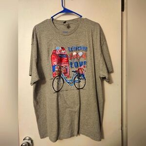 Postal themed t-shirt